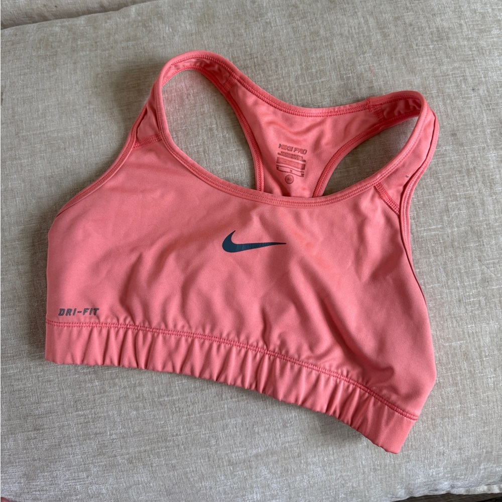 Nike Coral Racerback Dri-FIT Sports Bra